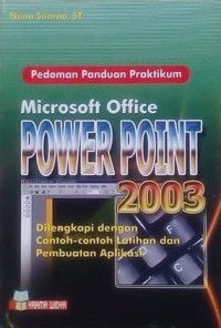 Image of Pedoman Panduan Pratikum : Microsoft Office Power Point 2003